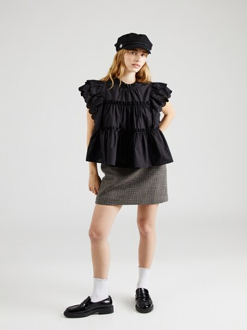 Camicia da donna 'OBJHOPE' di OBJECT in nero