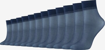 camano Fine Stockings in Blue: front