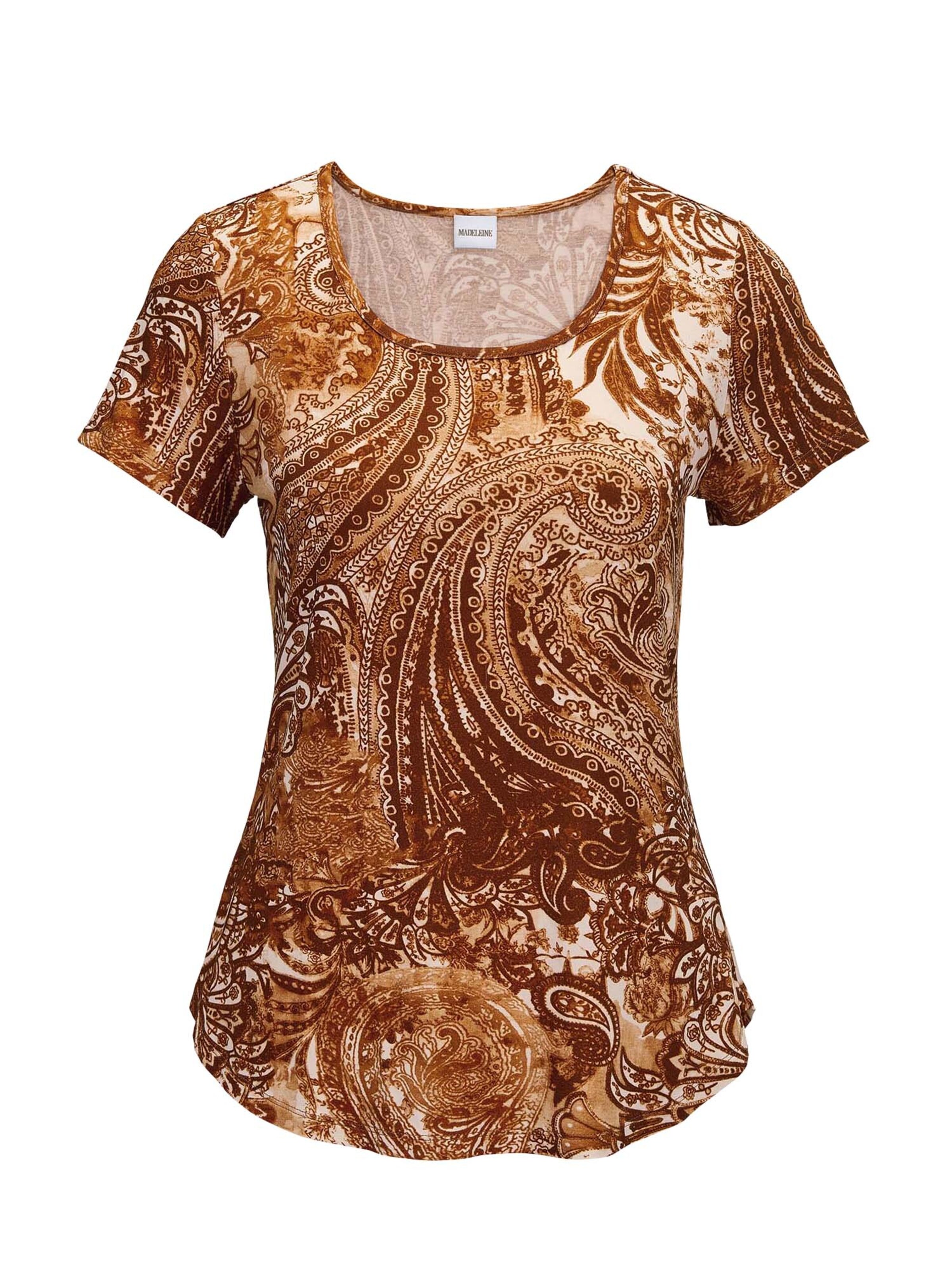 MADELEINE Shirt in Brown: front