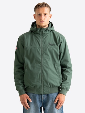 Veste d’hiver 'Dunster' LONSDALE en vert : devant