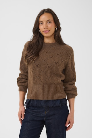 Pull-over 'Tabbatha' SAINT TROPEZ en marron : devant