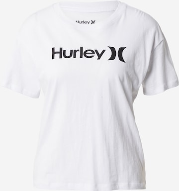 Maglia funzionale di Hurley in bianco: frontale