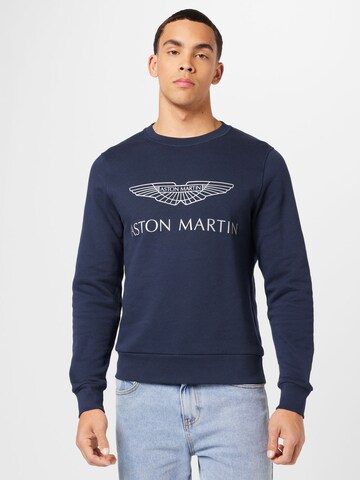 Sweat-shirt Hackett London en bleu : devant