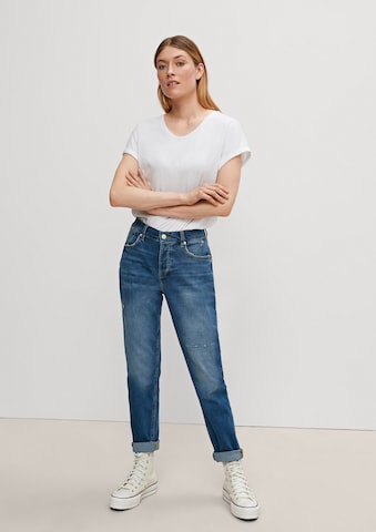 comma casual identity Tapered Jeans in Blauw