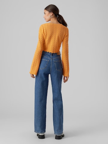 VERO MODA Knit cardigan in Orange