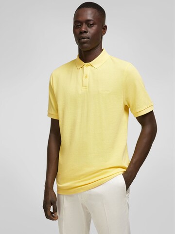 T-Shirt HECHTER PARIS en jaune : devant