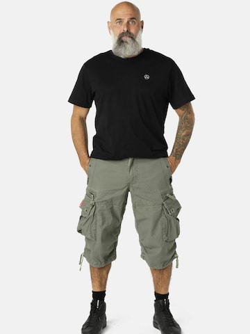 Loosefit Pantalon cargo 'BAGGY' Molecule en vert