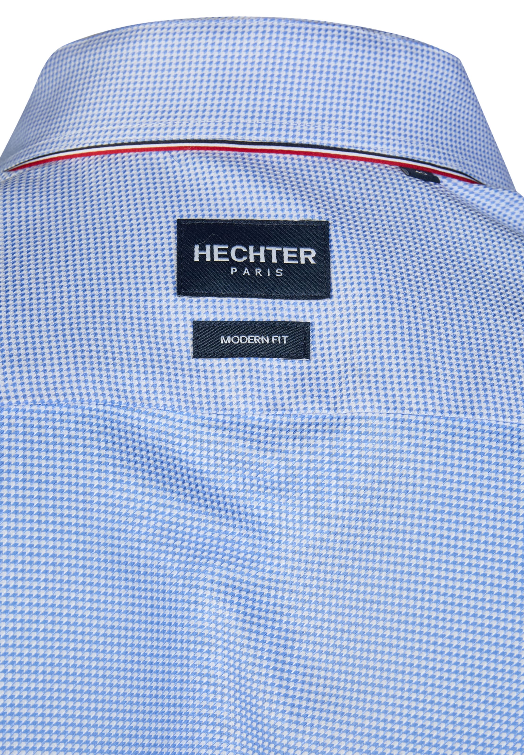 HECHTER PARIS Regular Fit Hemd 'Modern Fit' in Blau