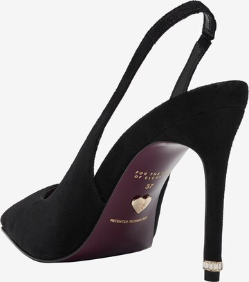 TAMARIS Slingpumps in Schwarz