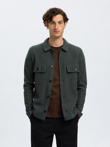 SELECTED Between-Season Jacket 'SLHNEALY' in Green: front