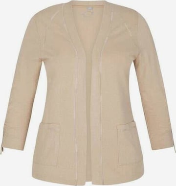 Rabe Gebreid vest in Beige: voorkant