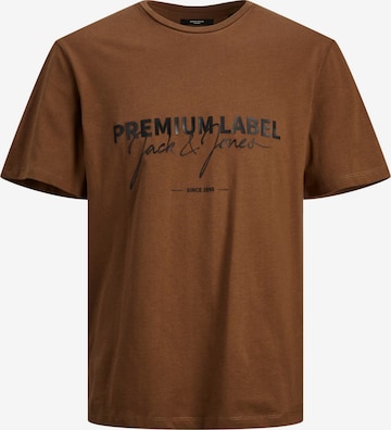 T-Shirt JACK & JONES en marron : devant