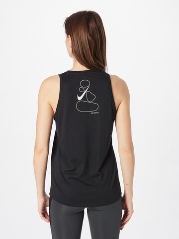 NIKE Sports Top in Black