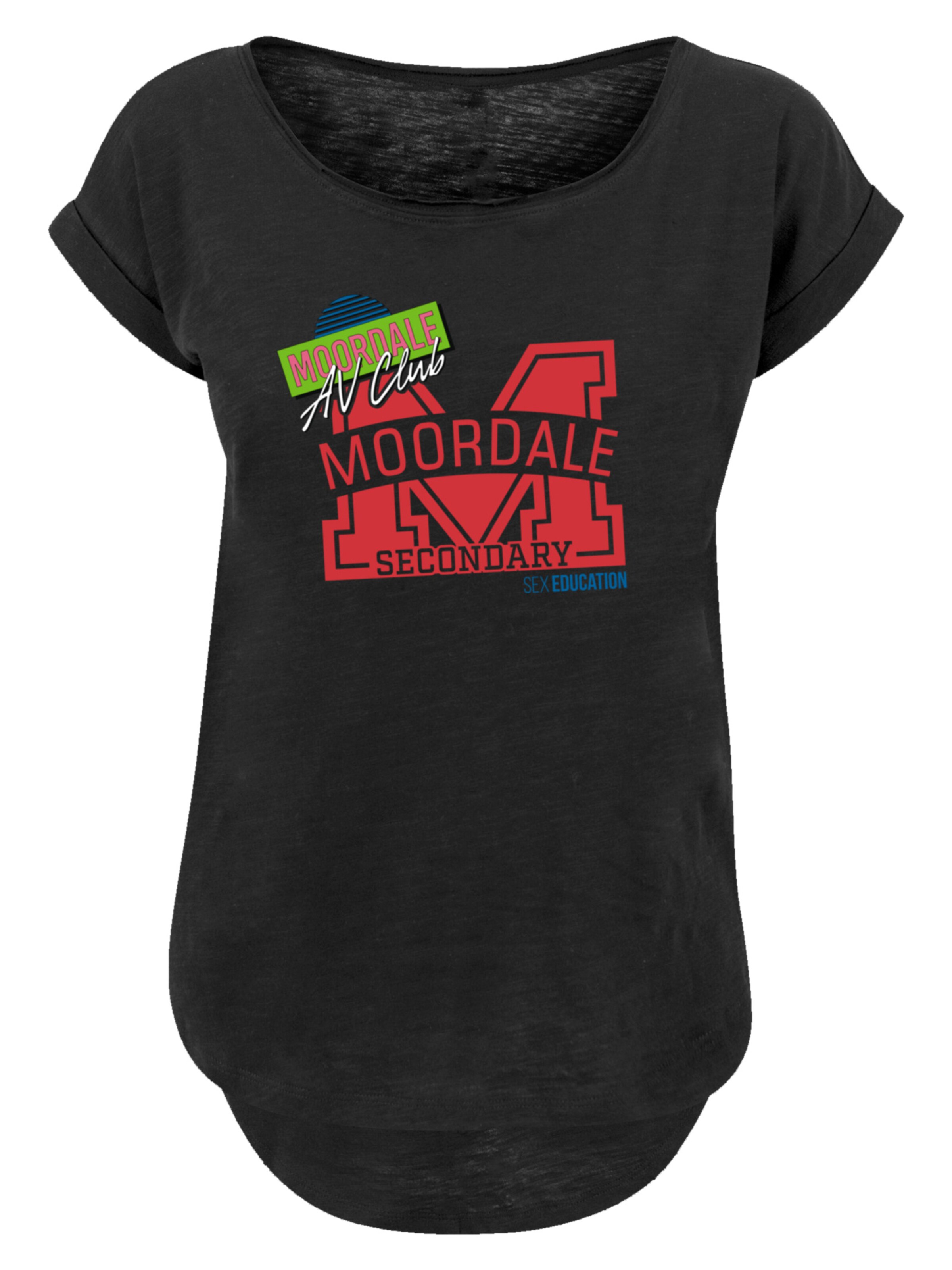 F4NT4STIC Shirt 'Sex Education Netflix TV Series' in Black: front