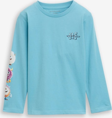 TOM TAILOR Shirt in Blue: front