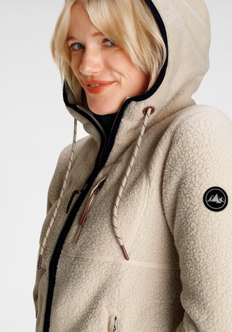 POLARINO Funktionsfleecejacke in Beige