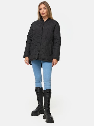 Threadbare Between-Season Jacket 'Juliet' in Black