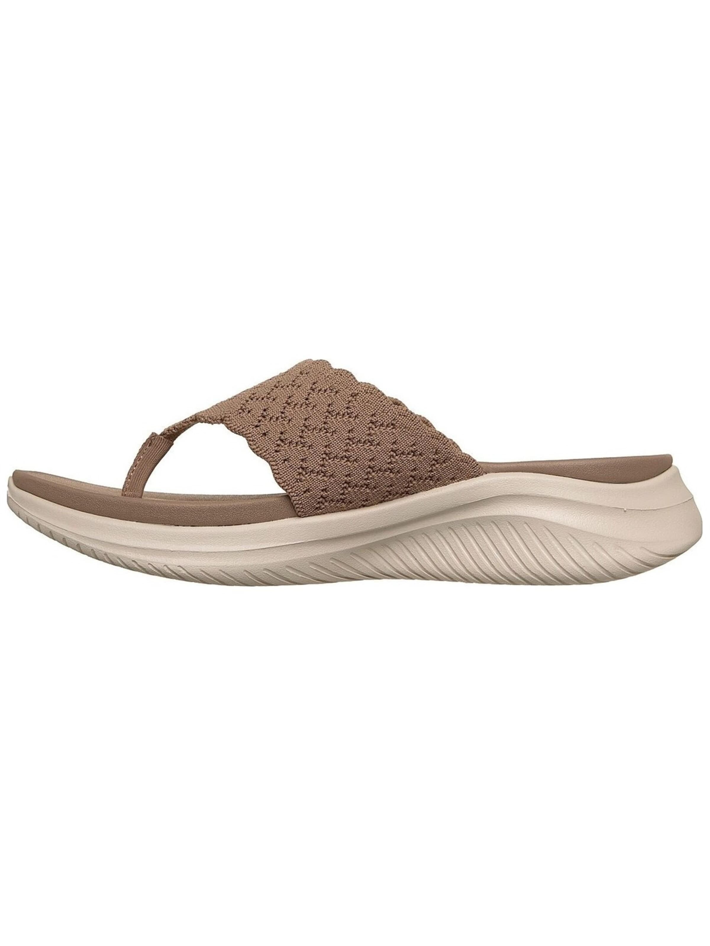 SKECHERS Sandale 'Skechers Ultra Flex 3.0 Sandal-rhythm' in Braun