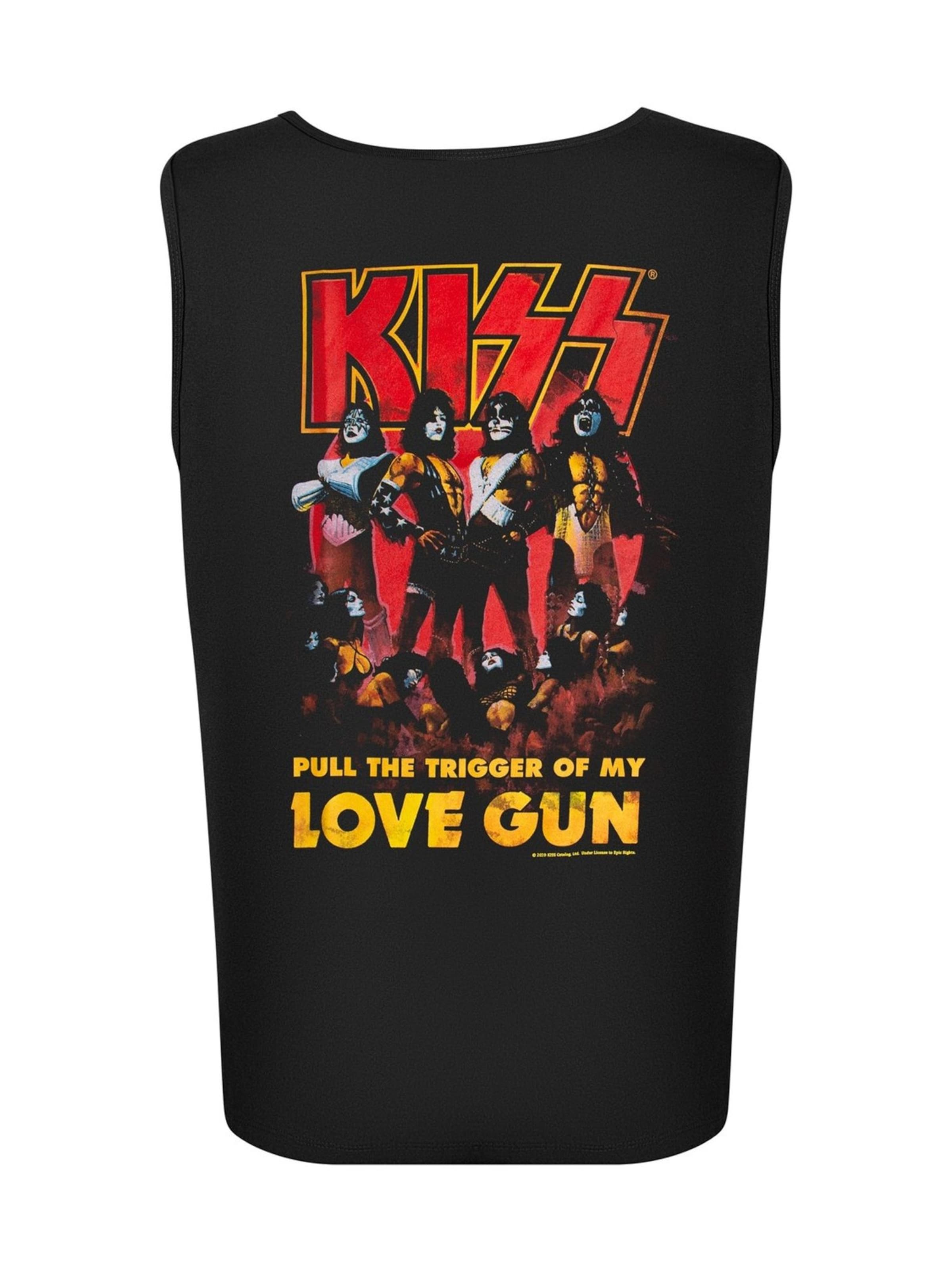 Kiss Shirt in Black: front