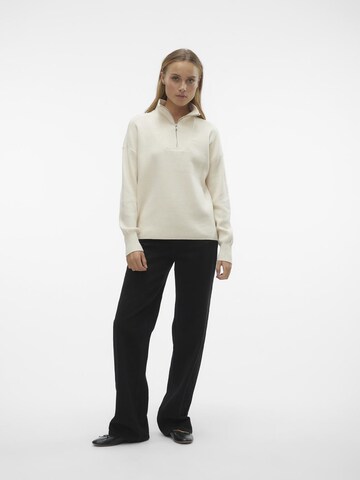 VERO MODA Pullover 'Goldneedle' in Weiß