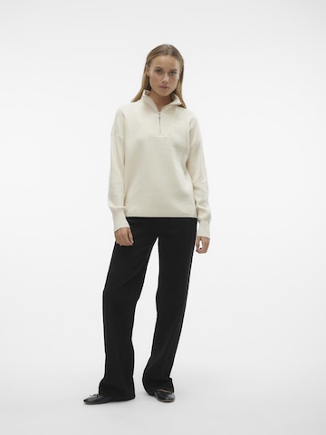 VERO MODA Pullover 'Goldneedle' in Weiß