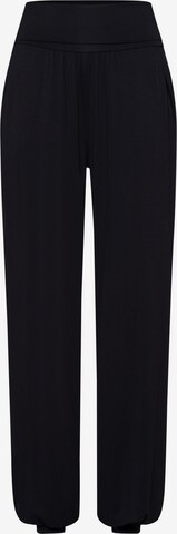 Pantalon de sport ' Yoga ' Hanro en noir : devant