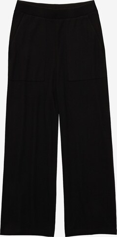 TOM TAILOR Zvonové kalhoty Kalhoty – černá: přední strana