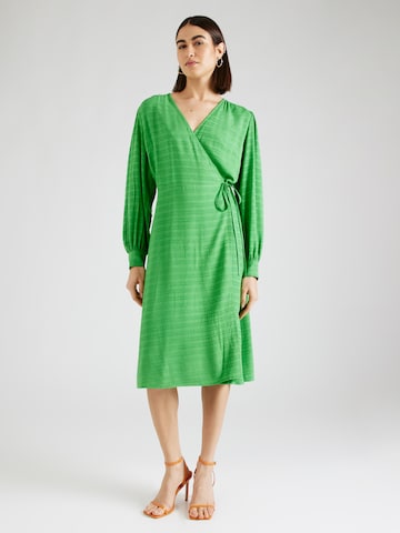 SOAKED IN LUXURY Jurk 'Catina' in Groen: voorkant