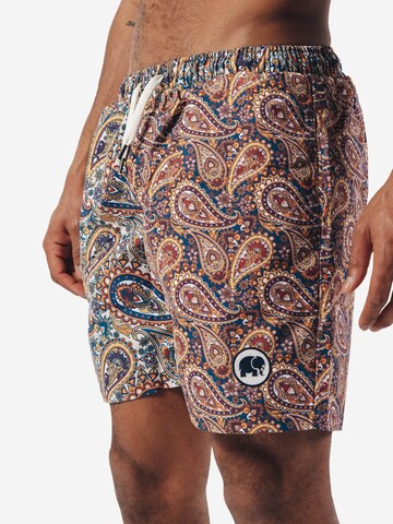 Shorts de bain ' PAISLEY SEAQUAL®YARN ' Trendsplant en bleu