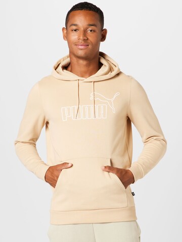 Sweat de sport 'Essential' PUMA en beige : devant