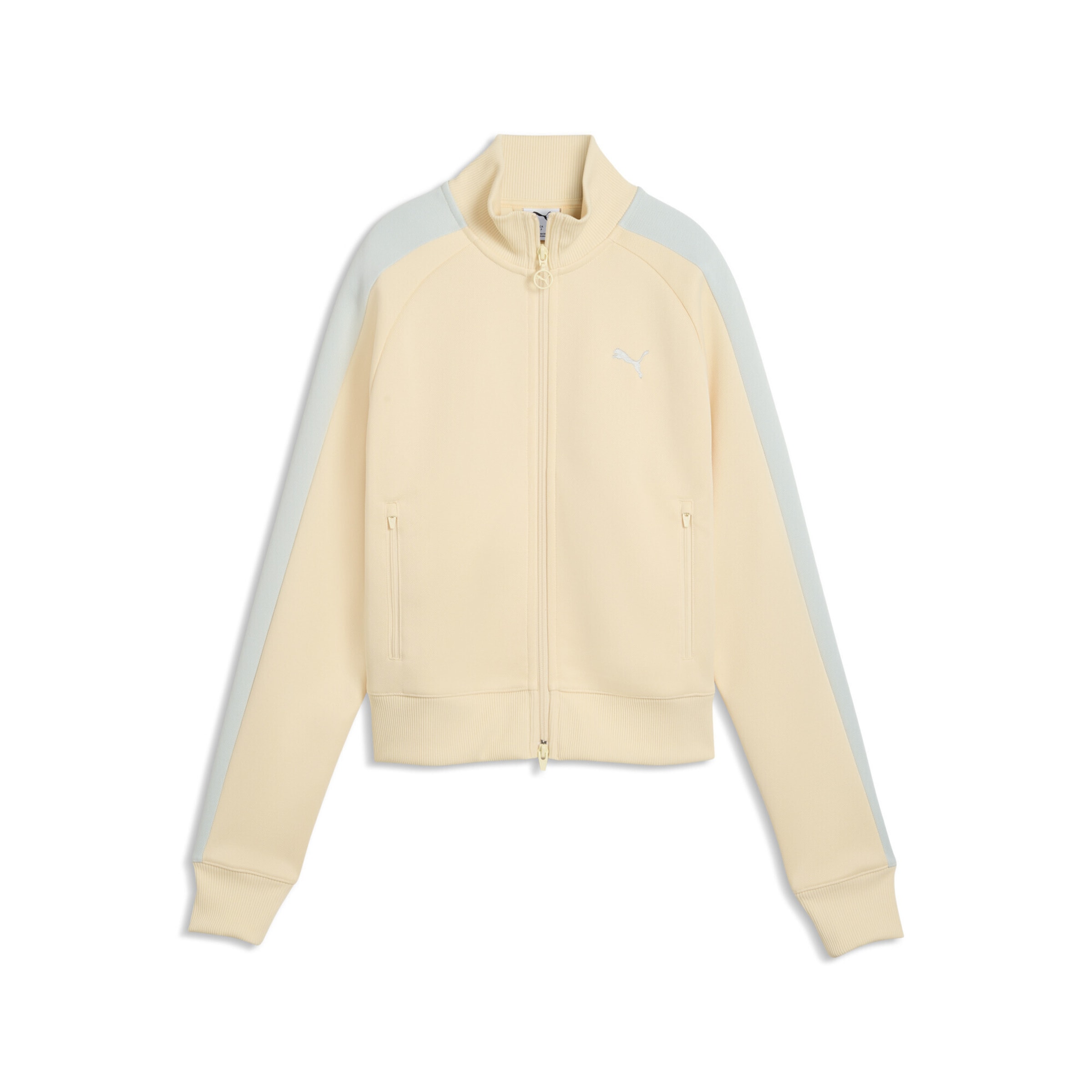 PUMA Sweatjacke 'T7 Always On' in Gelb: Vorderseite