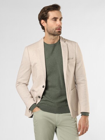 Finshley & Harding Slim fit Suit Jacket 'Jimmy' in Beige: front