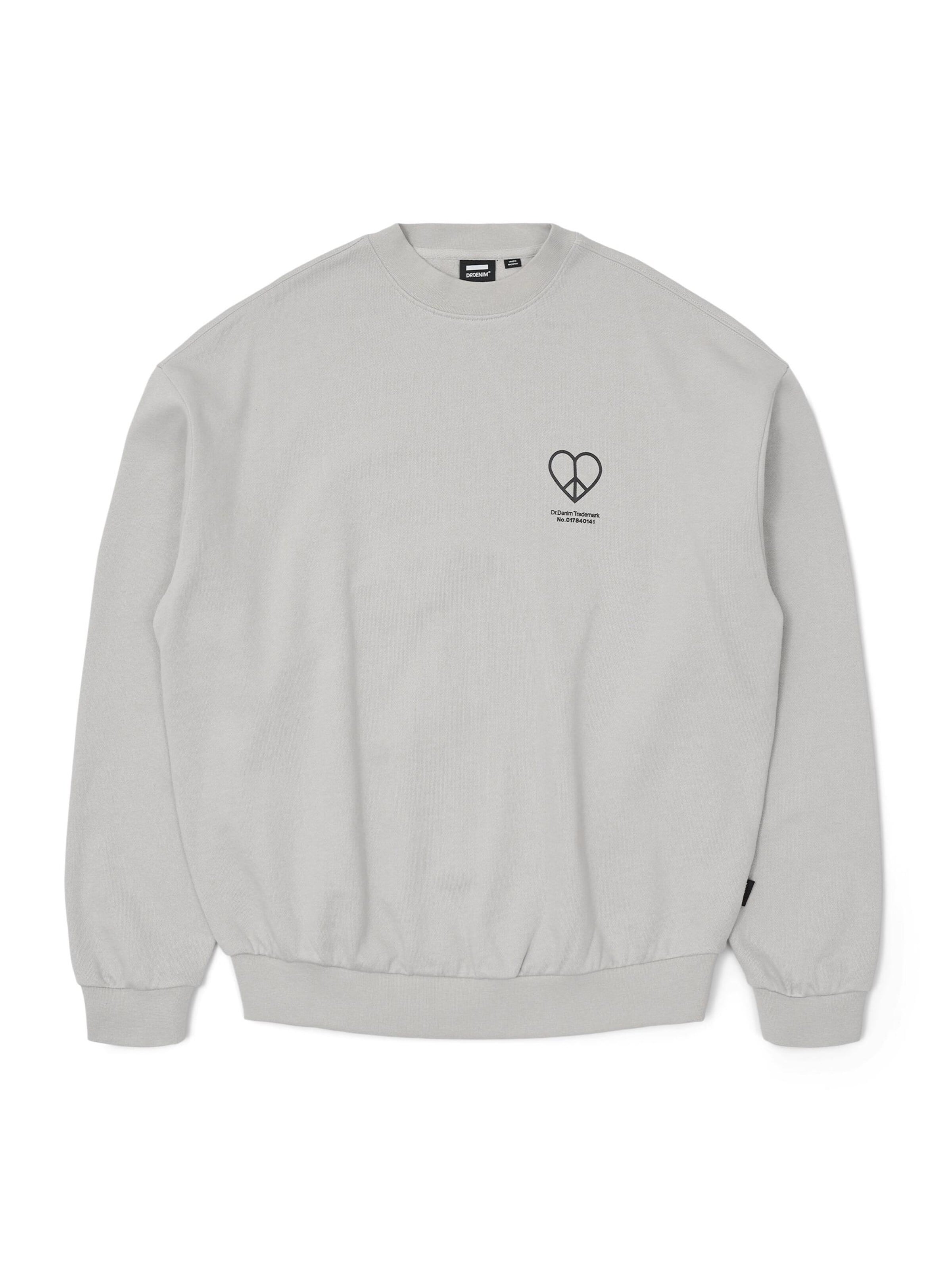 Dr. Denim Sweatshirt 'Kenan Sweatshirt' in Grey: front