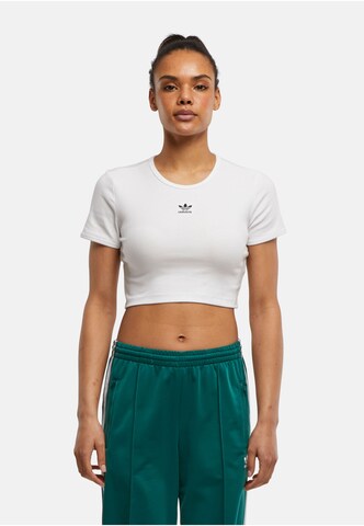 ADIDAS ORIGINALS Särk 'Ess', värv valge: eest vaates