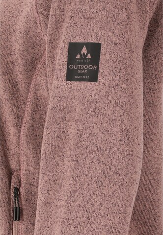 Whistler Fleece jacket 'Wolven' in Red