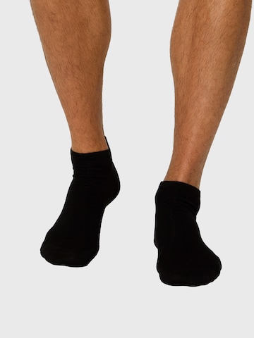 Nur Die Sneakersocken ' Bambus Sneaker ' in Schwarz: Vorderseite