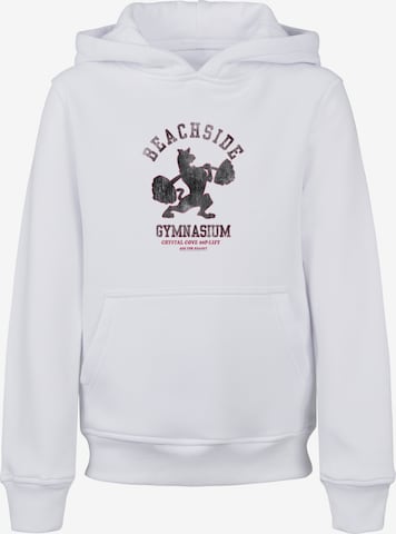 F4NT4STIC Sweatshirt 'Beachside Gymnasium' in Weiß: predná strana