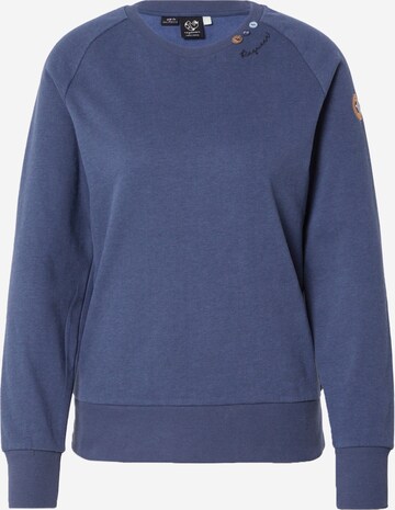 Ragwear Sweatshirt 'FLORA' i blå: framsida