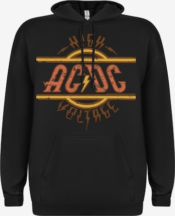 Sweat-shirt 'Ac/Dc High Voltage Men Hoodie Kapuzenpullover' AC/DC en noir : devant