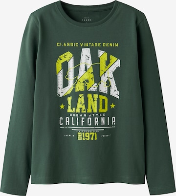 NAME IT Shirt 'NKMVUX' in Grün: Vorderseite