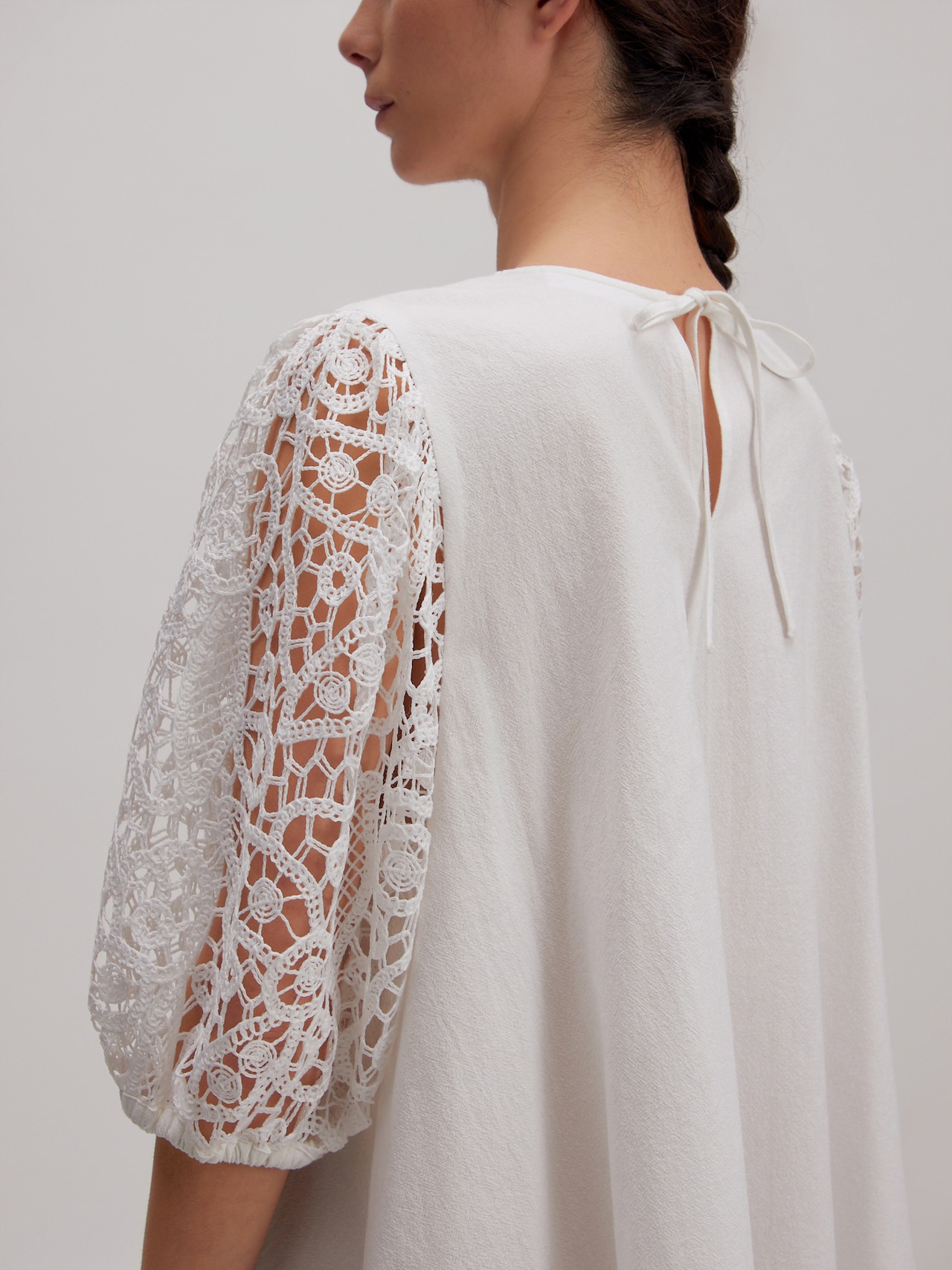 EDITED Neuheiten Kleid 'Nanni' weiß