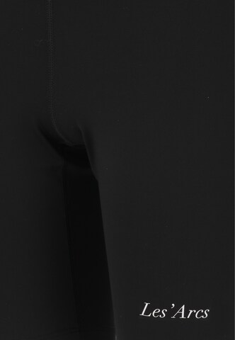 Les'Arcs Slim fit Sports trousers 'Aderler' in Black