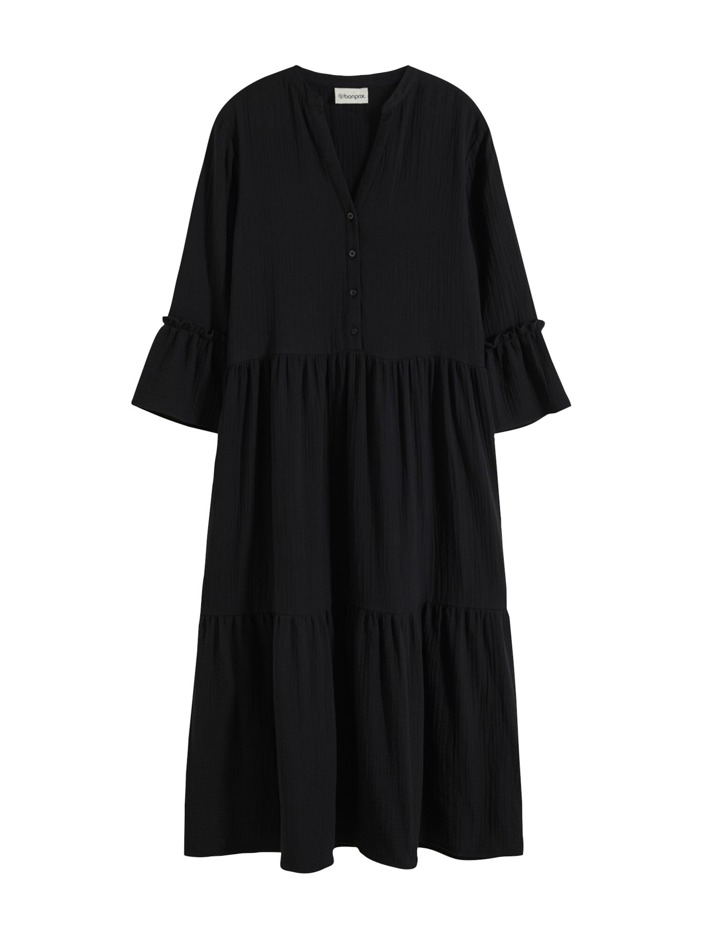 bonprix Kleid in Schwarz: Vorderseite