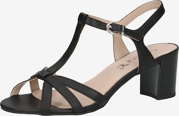 CAPRICE Sandale in Schwarz: Vorderseite