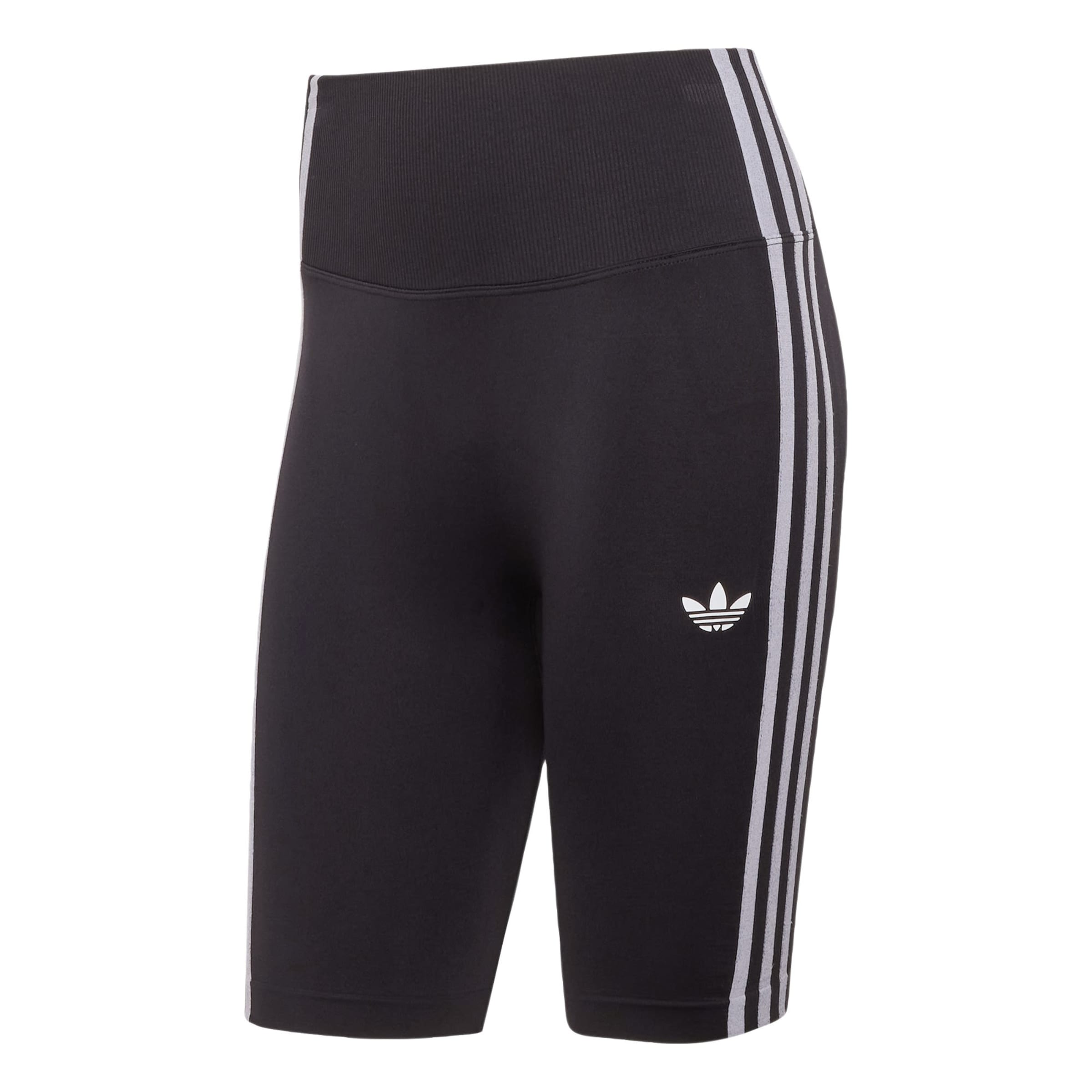 ADIDAS ORIGINALS Skinny Sportbroek 'Essentials' in Zwart: voorkant