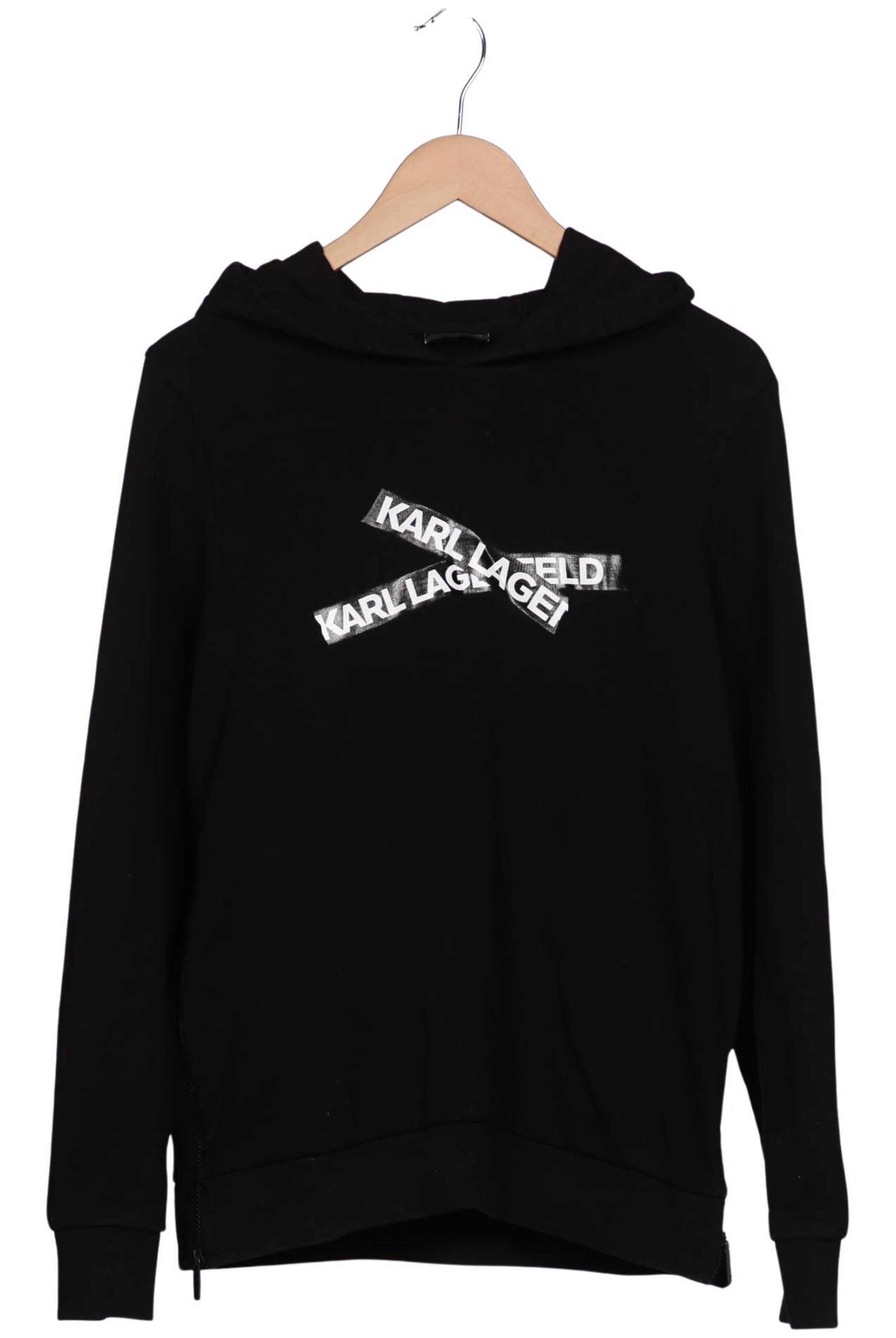 Karl Lagerfeld Kapuzenpullover S in Schwarz: Vorderseite