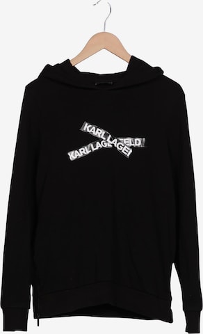 Karl Lagerfeld Kapuzenpullover S in Schwarz: Vorderseite