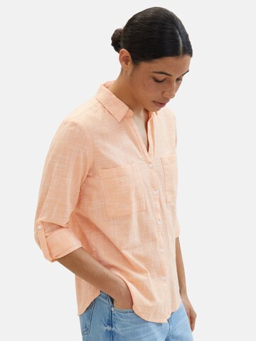 TOM TAILOR Bluse in Orange