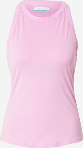 COLUMBIA Sporttop in Lila: voorkant