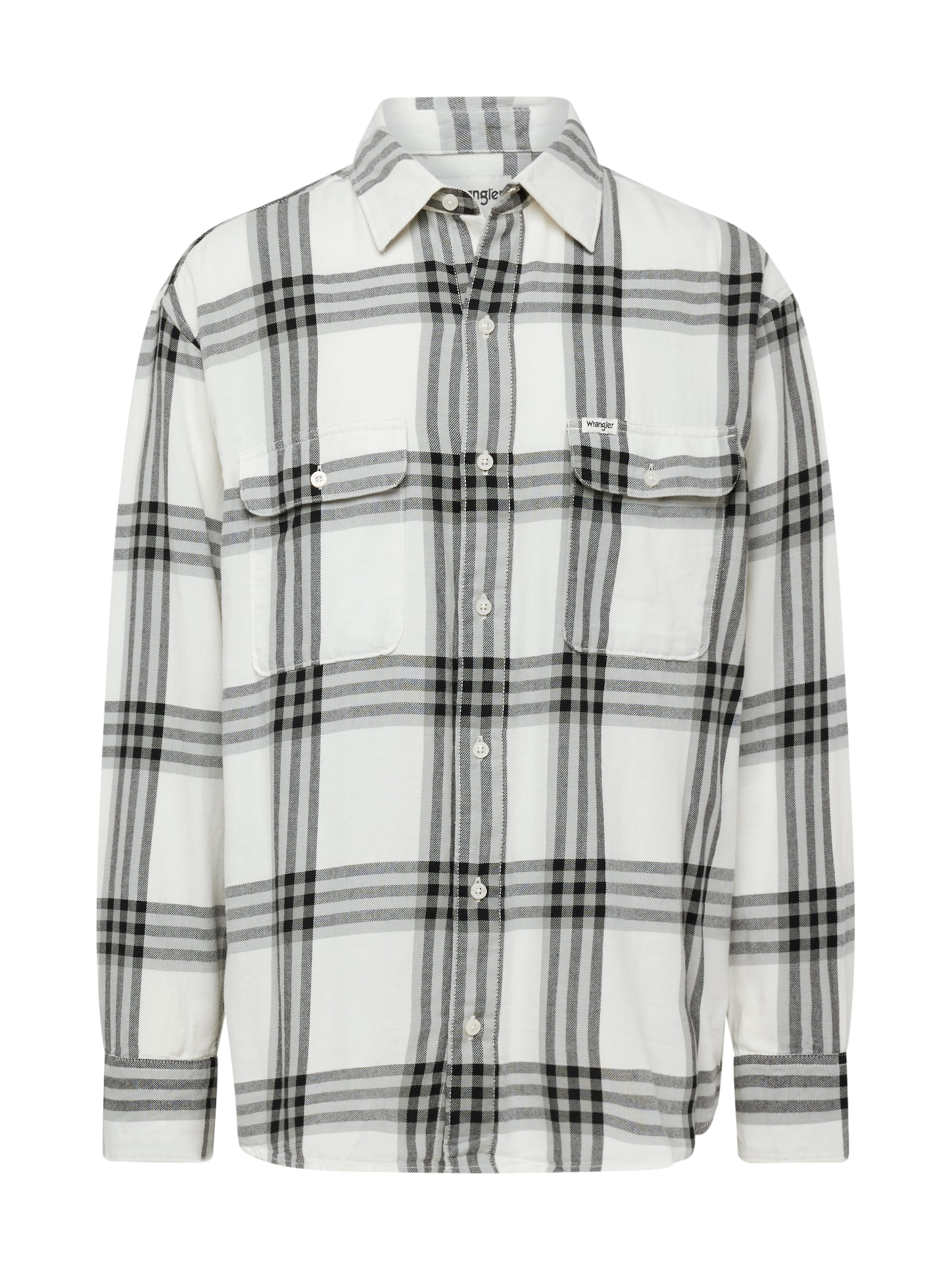 Regular fit Cămașă de la WRANGLER pe alb: față